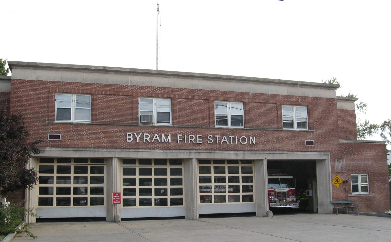 Byram Fire Station in the Byram neighborhood of Greenwich, Connecticut.